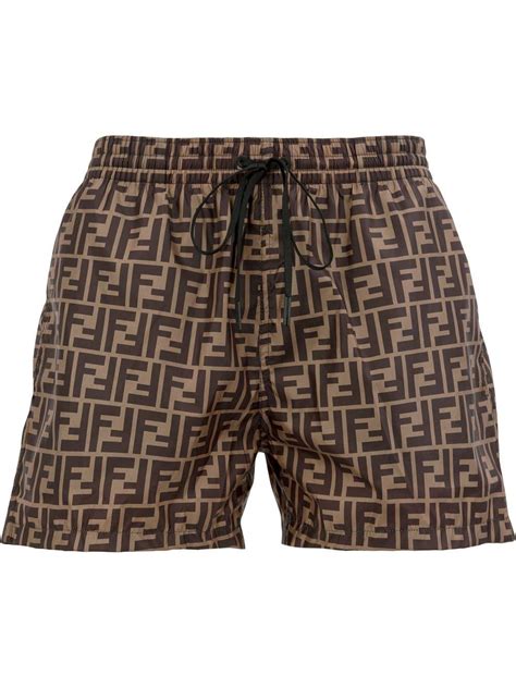 fendi zwembroek zwart|Fendi men's beachwear.